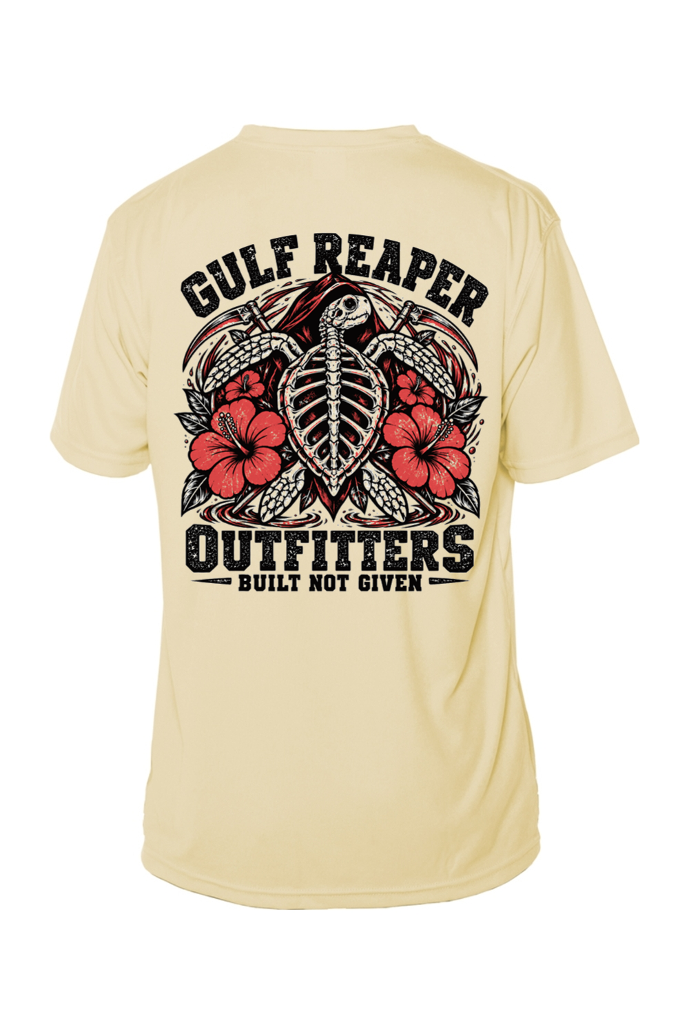 Ancient Tide Solar Short Sleeve – Coral Red Print