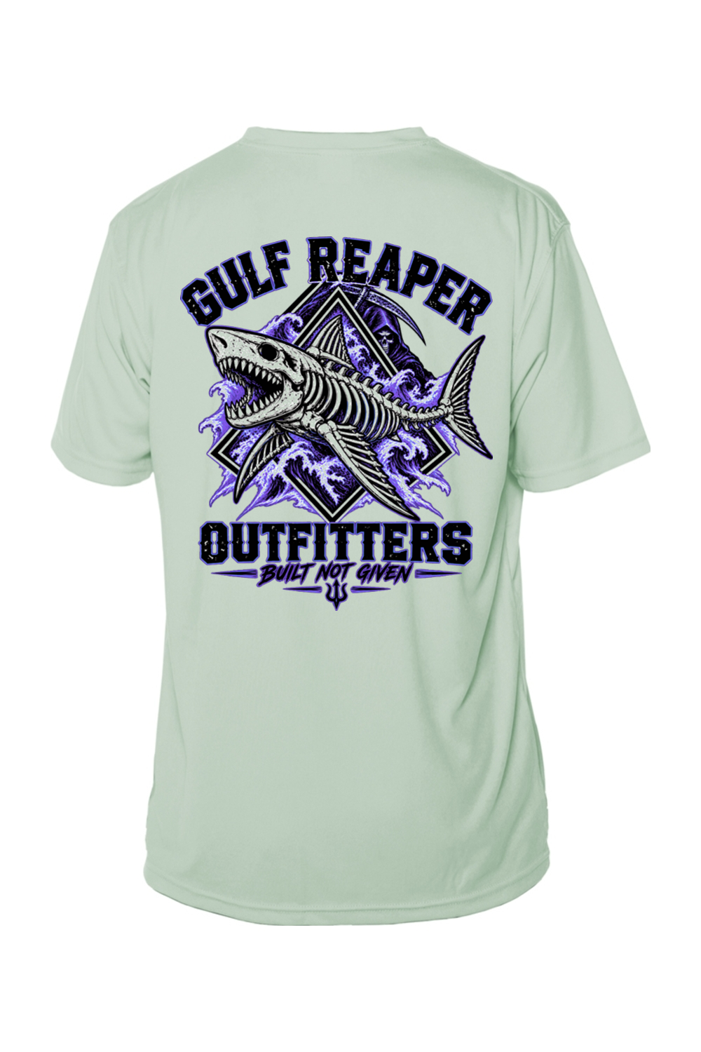 Death Current Solar Short Sleeve – Royal Purple Print