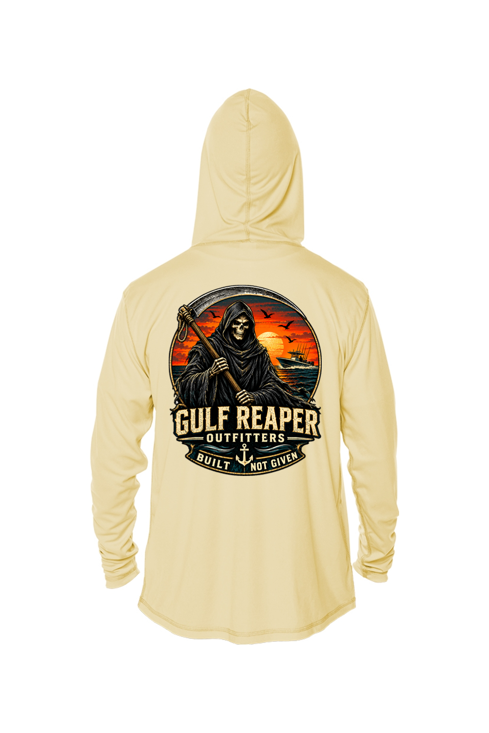 Reaper’s Wake | UPF 50+ Solar Fishing Hoodie