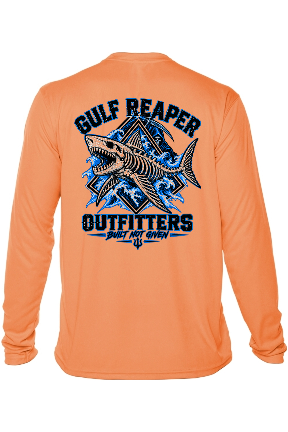 Death Current Solar Long Sleeve – Electric Blue Print
