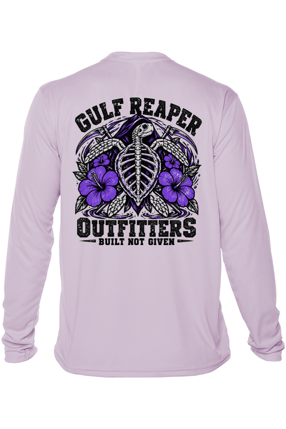 Ancient Tide Solar Long Sleeve – Royal Purple Print