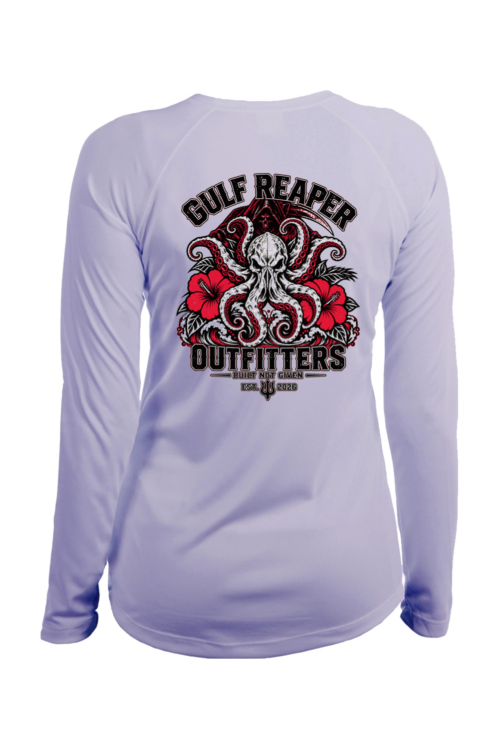 Kraken’s Grip Women’s Solar Long Sleeve – Crimson Print