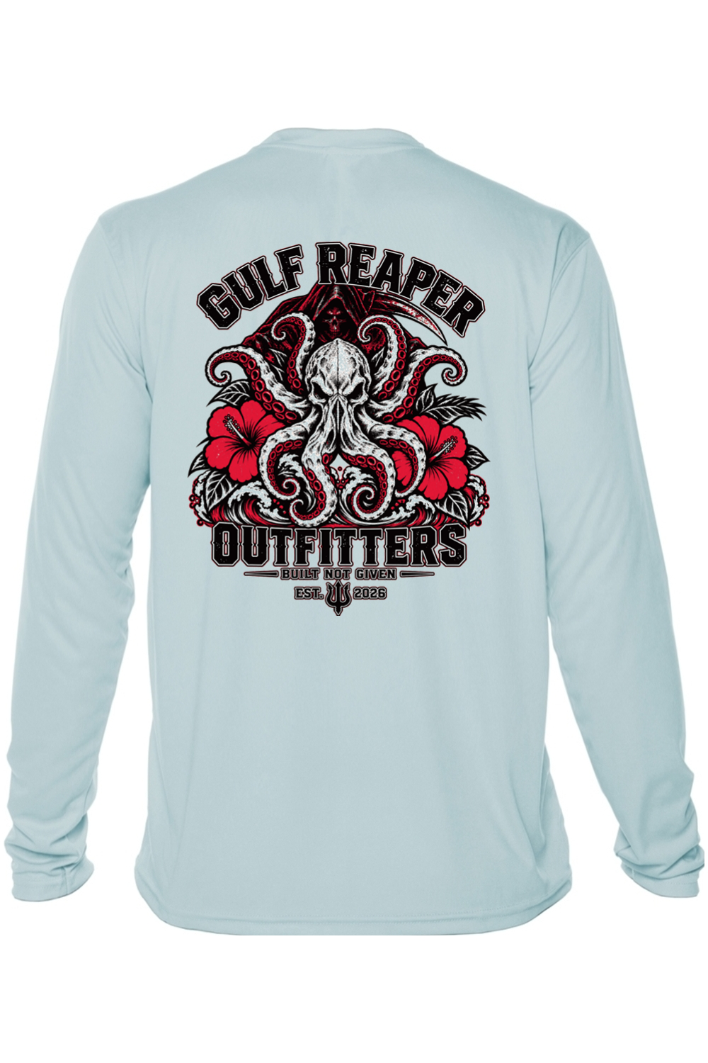 Kraken’s Grip Solar Long Sleeve – Crimson Print