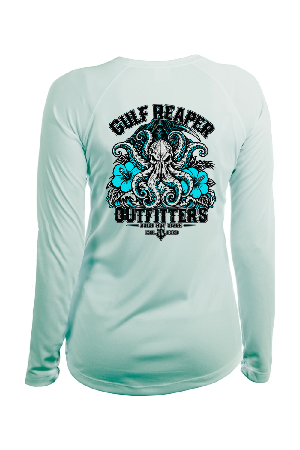 Kraken’s Grip Women’s Solar Long Sleeve – Aqua Print