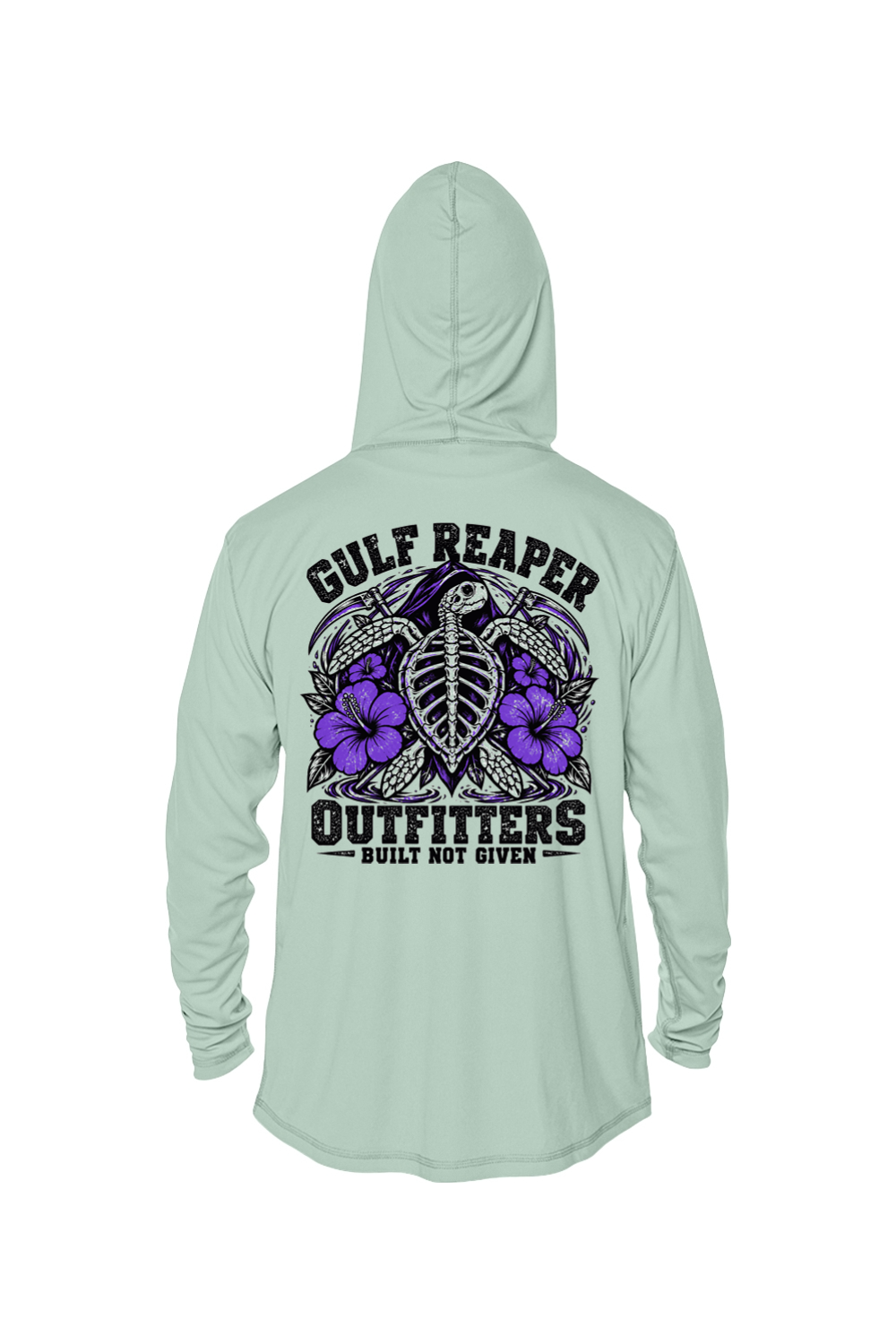 Ancient Tide Solar Hoodie – Royal Purple Print