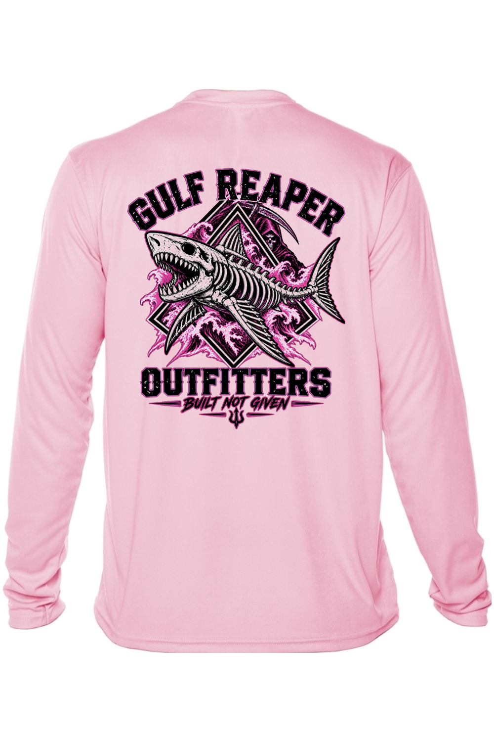 Death Current Solar Long Sleeve – Hot Pink Print