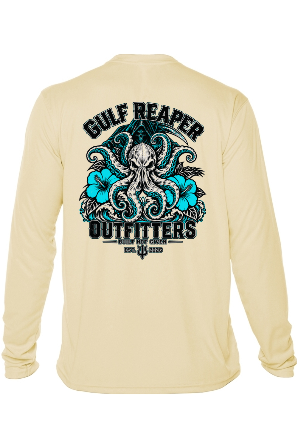 Kraken’s Grip Solar Long Sleeve – Aqua Print