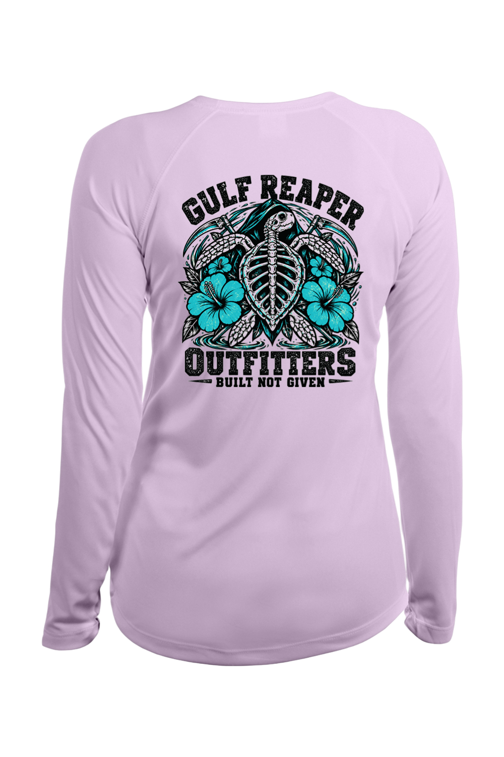 Ancient Tide Women’s Solar Long Sleeve – Gulf Teal Print