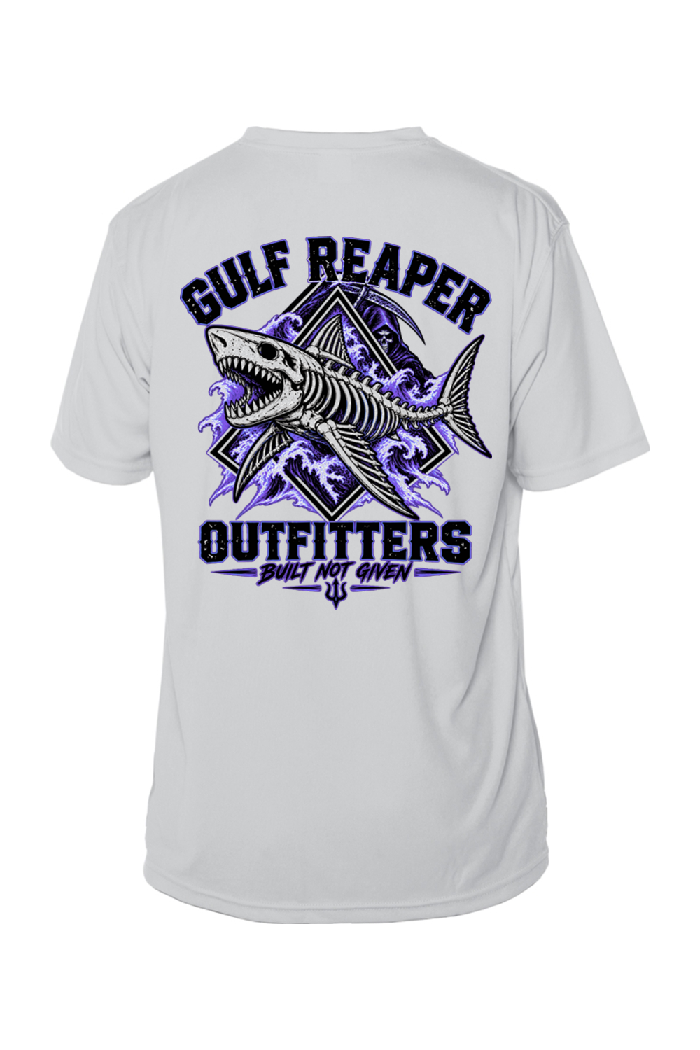 Death Current Solar Short Sleeve – Royal Purple Print
