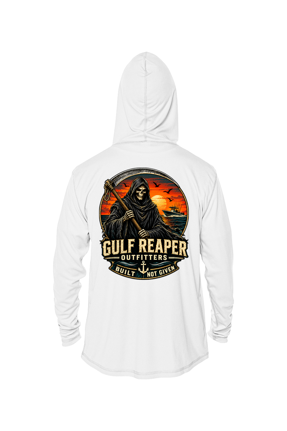 Reaper’s Wake | UPF 50+ Solar Fishing Hoodie