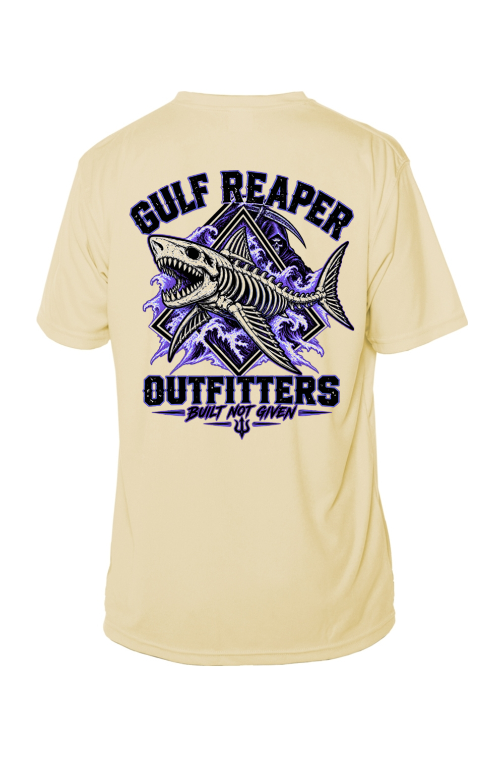Death Current Solar Short Sleeve – Royal Purple Print