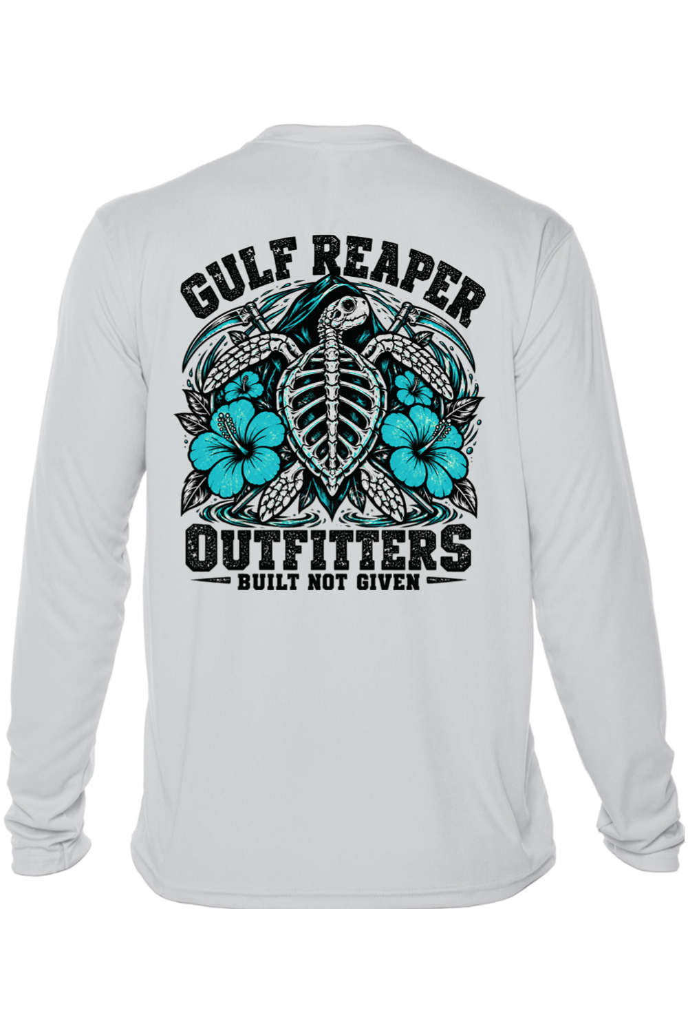 Ancient Tide Solar Long Sleeve – Gulf Teal Print