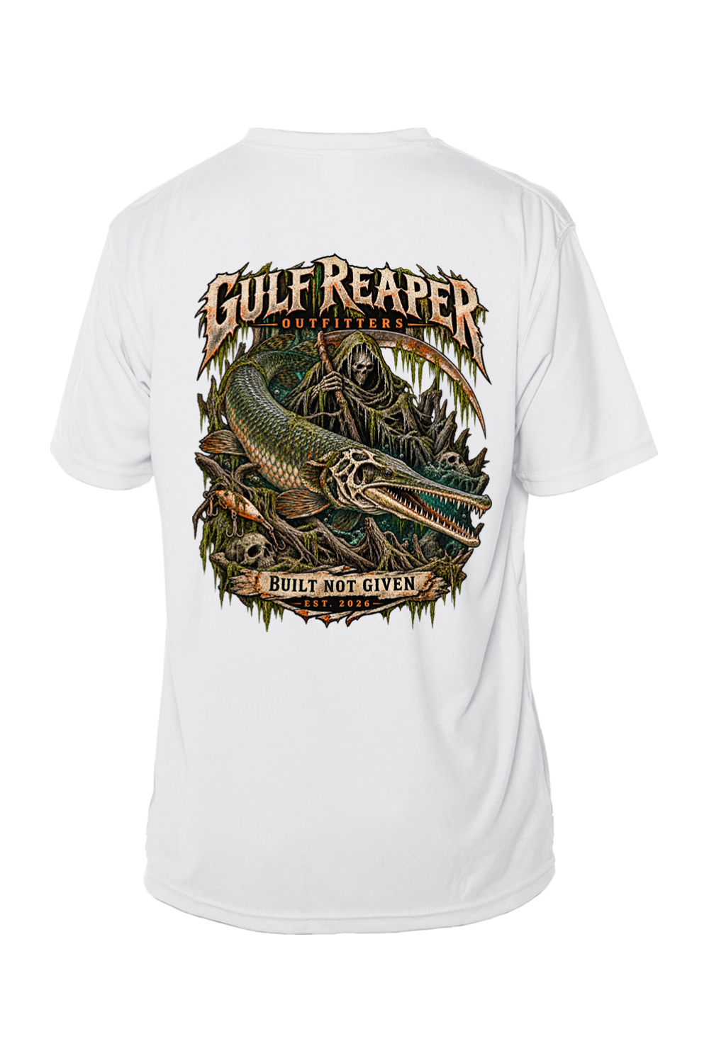Freshwater Alligator Gar Kids’ Solar Short Sleeve
