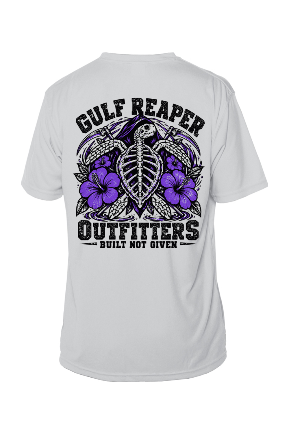 Ancient Tide Solar Short Sleeve – Royal Purple Print