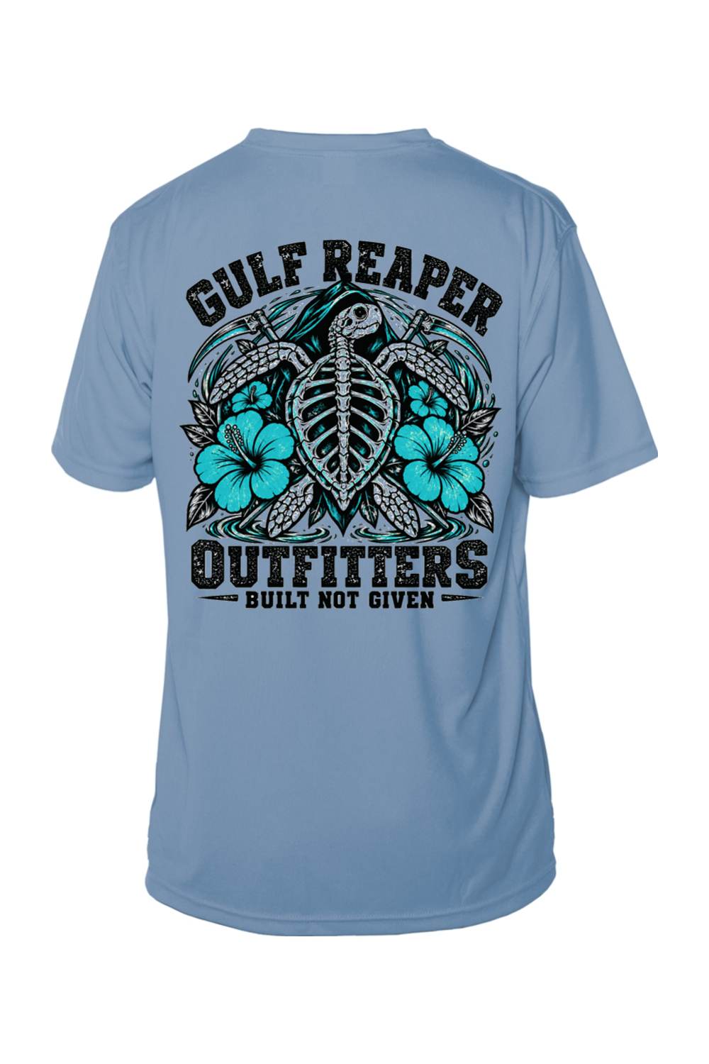 Ancient Tide Solar Short Sleeve – Gulf Teal Print