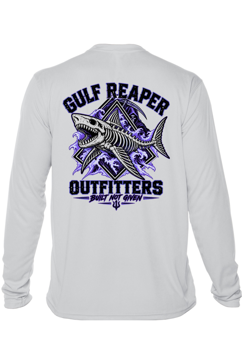 Death Current Solar Long Sleeve – Royal Purple Print