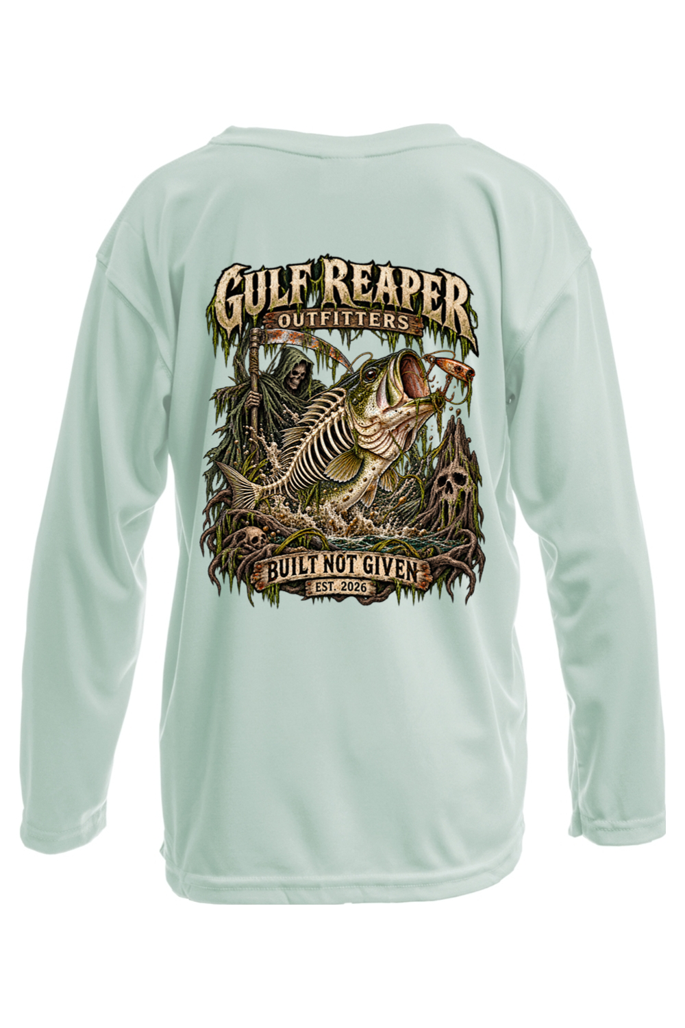 Freshwater Bass Kids’ Solar Long Sleeve