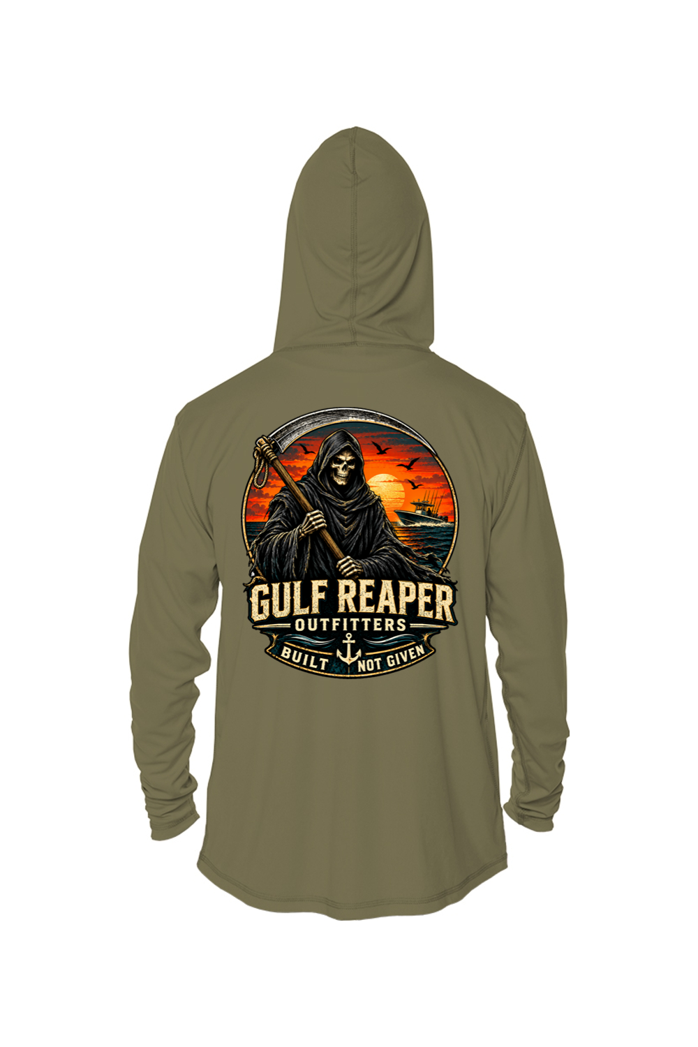Reaper’s Wake | UPF 50+ Solar Fishing Hoodie