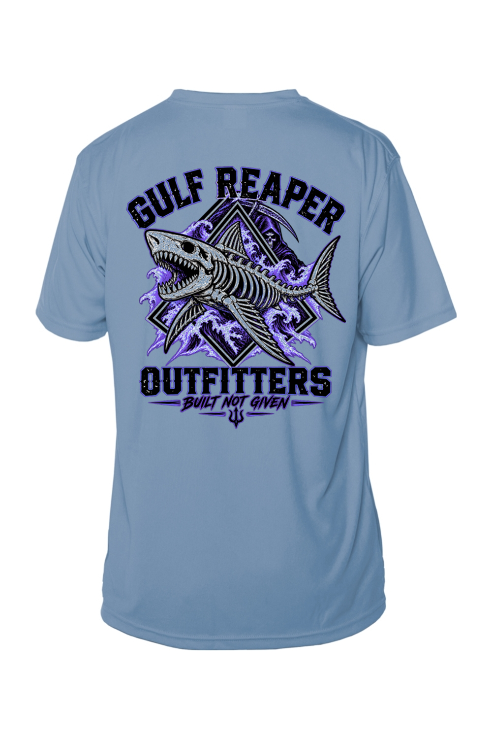 Death Current Solar Short Sleeve – Royal Purple Print