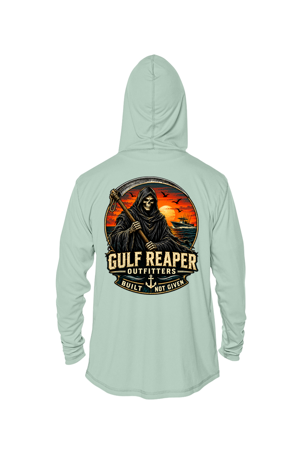 Reaper’s Wake | UPF 50+ Solar Fishing Hoodie
