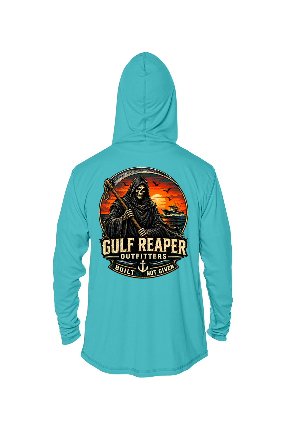 Reaper’s Wake | UPF 50+ Solar Fishing Hoodie