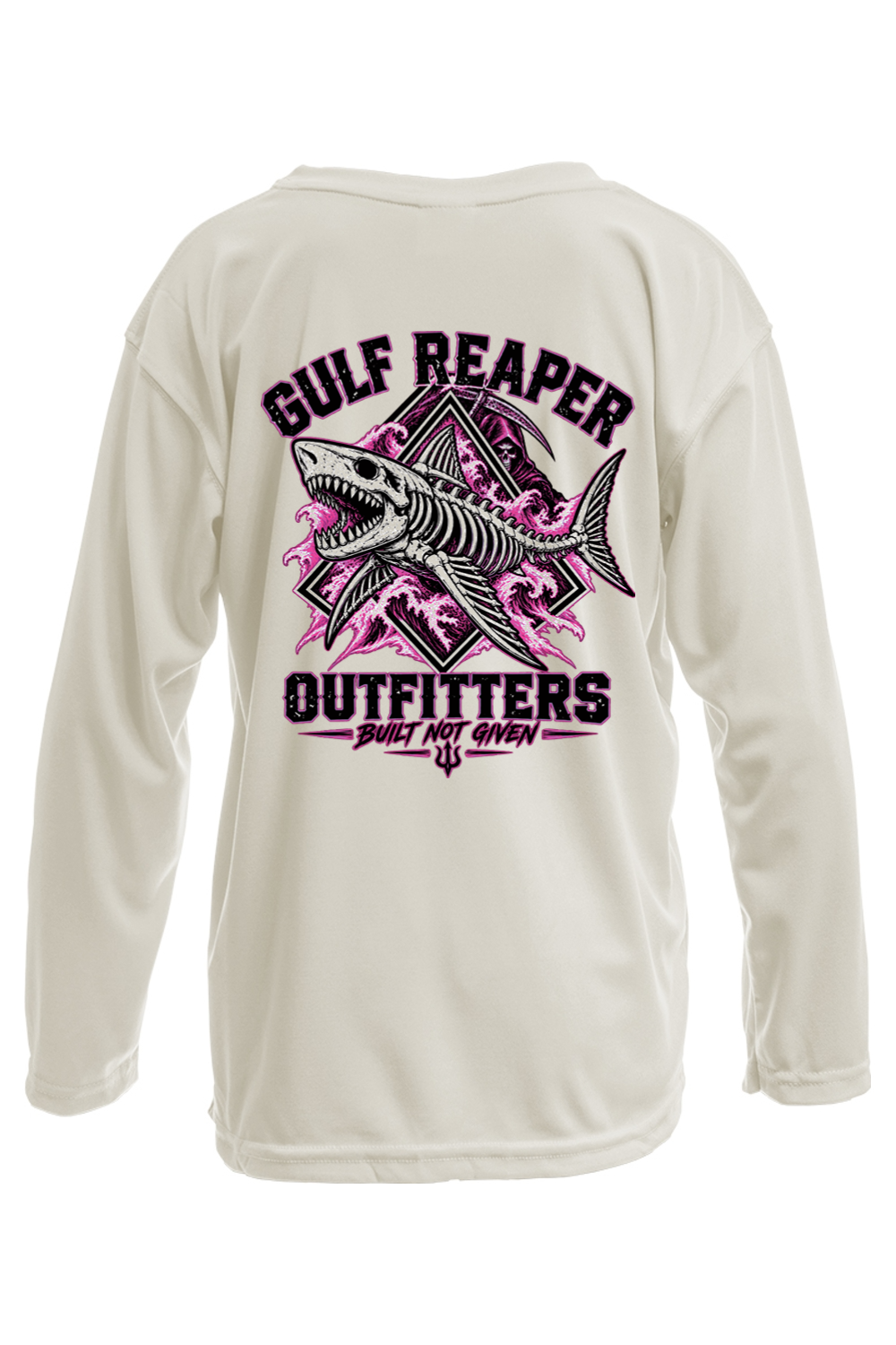 Death Current Kids’ Solar Long Sleeve – Hot Pink Print