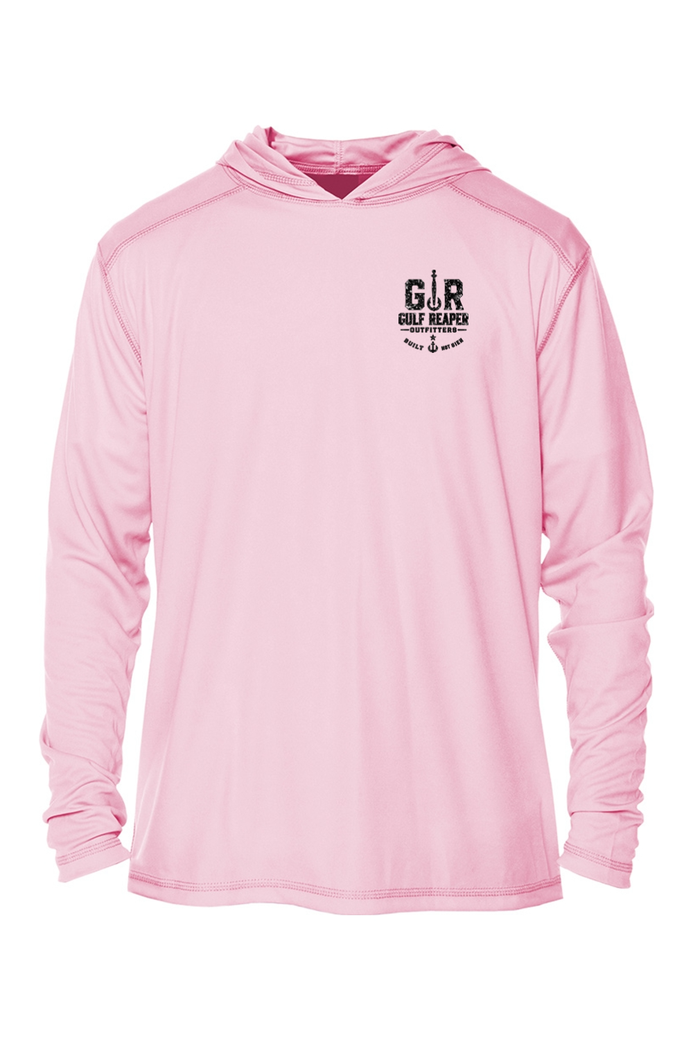 Death Current Kids’ Solar Hoodie – Hot Pink Print