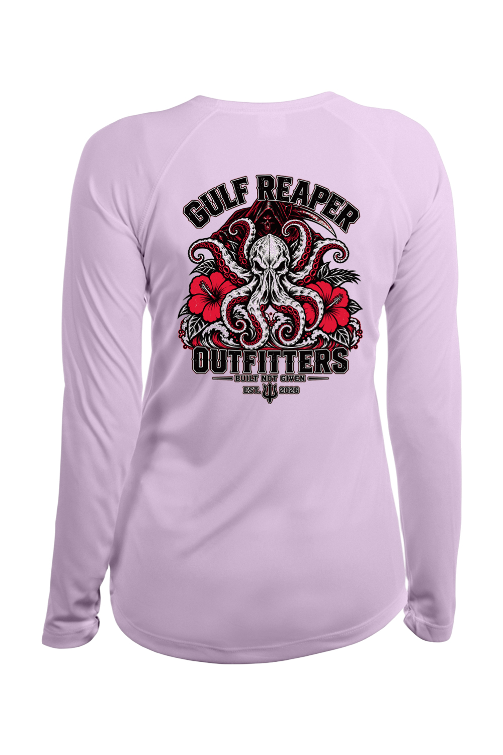 Kraken’s Grip Women’s Solar Long Sleeve – Crimson Print