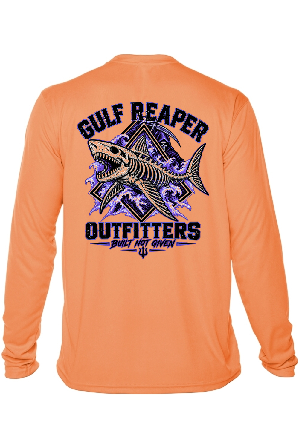 Death Current Solar Long Sleeve – Royal Purple Print