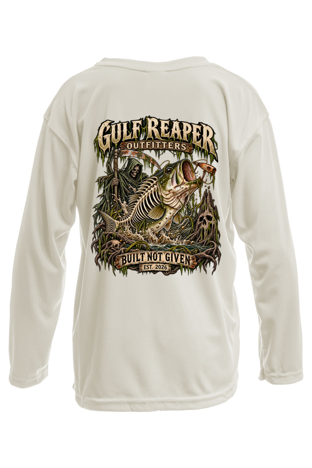 Freshwater Bass Kids’ Solar Long Sleeve