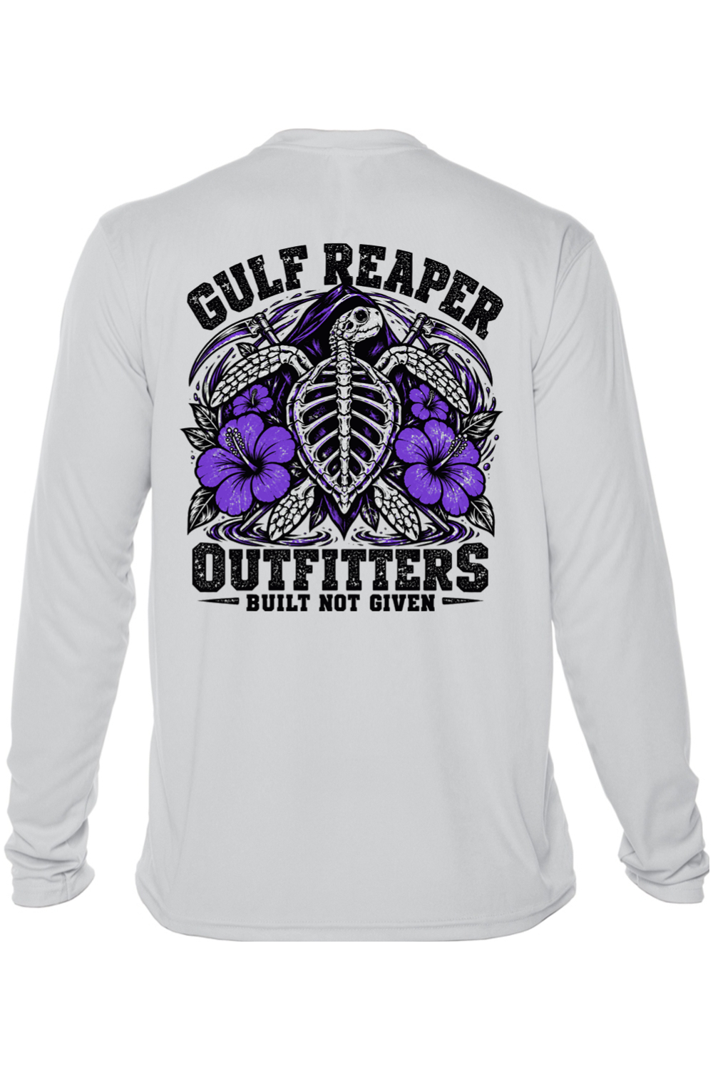 Ancient Tide Solar Long Sleeve – Royal Purple Print