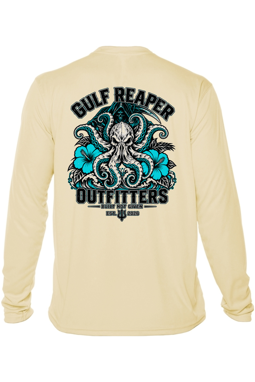 Kraken’s Grip Solar Long Sleeve – Gulf Teal Print
