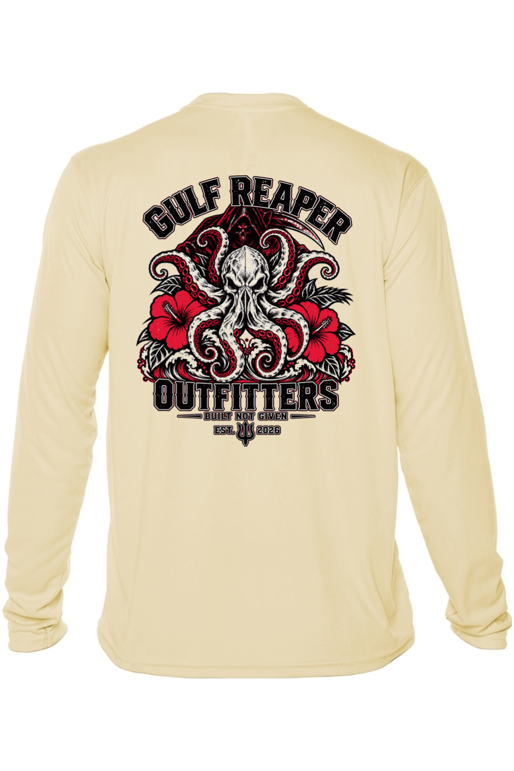 Kraken’s Grip Solar Long Sleeve – Crimson Print