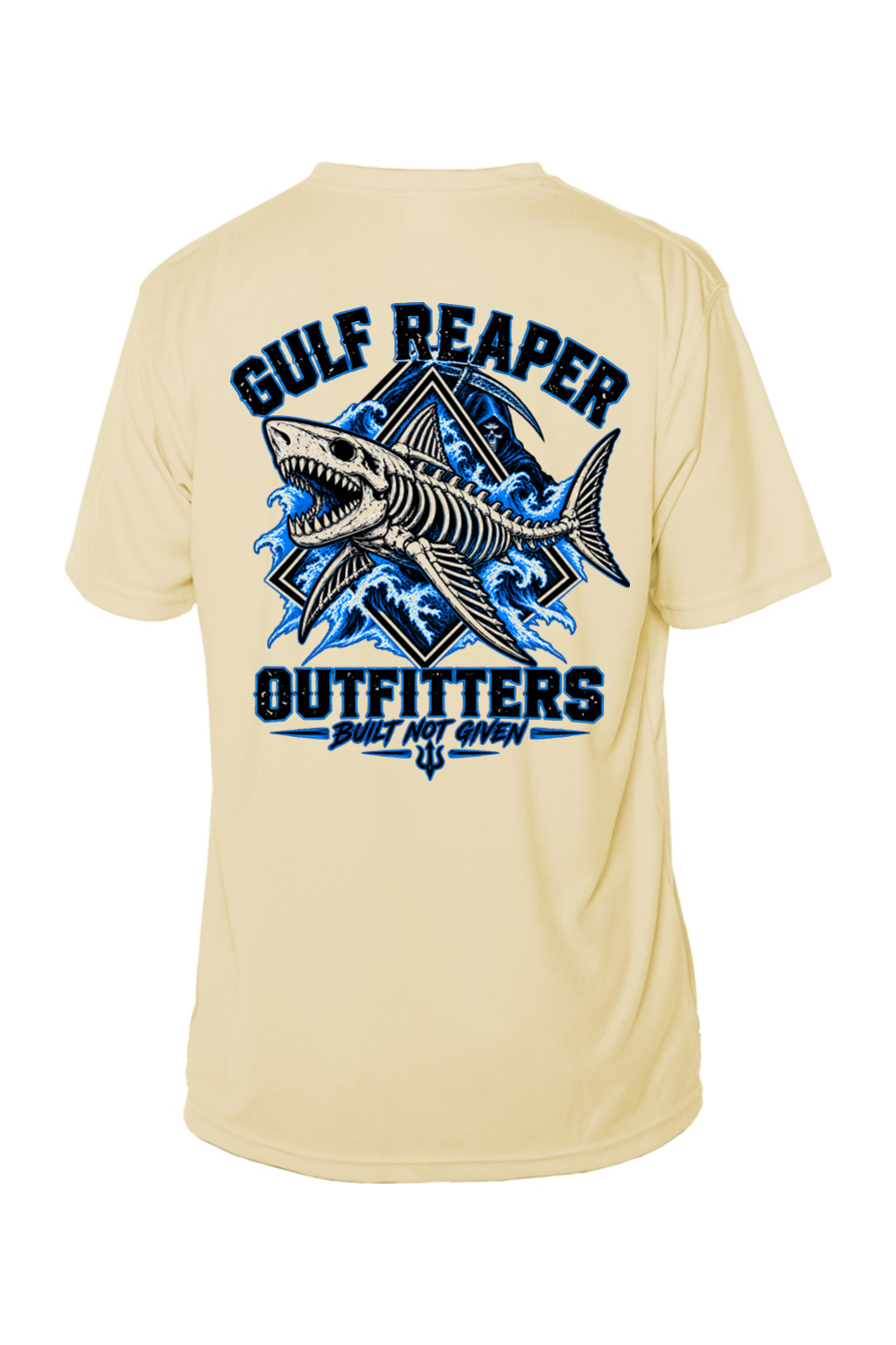Death Current Solar Short Sleeve – Electric Blue Print