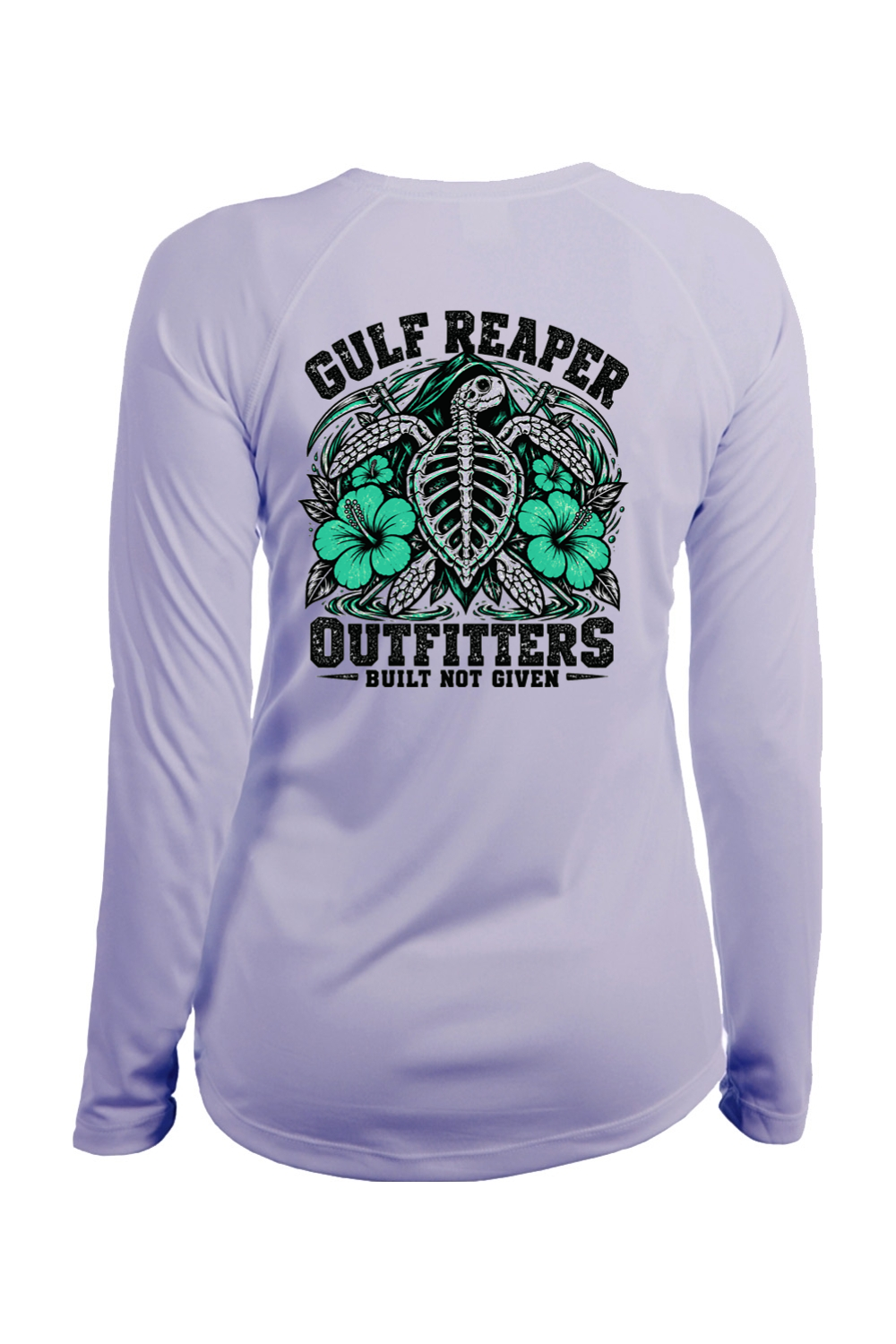 Ancient Tide Women’s Solar Long Sleeve – Sea Green Print