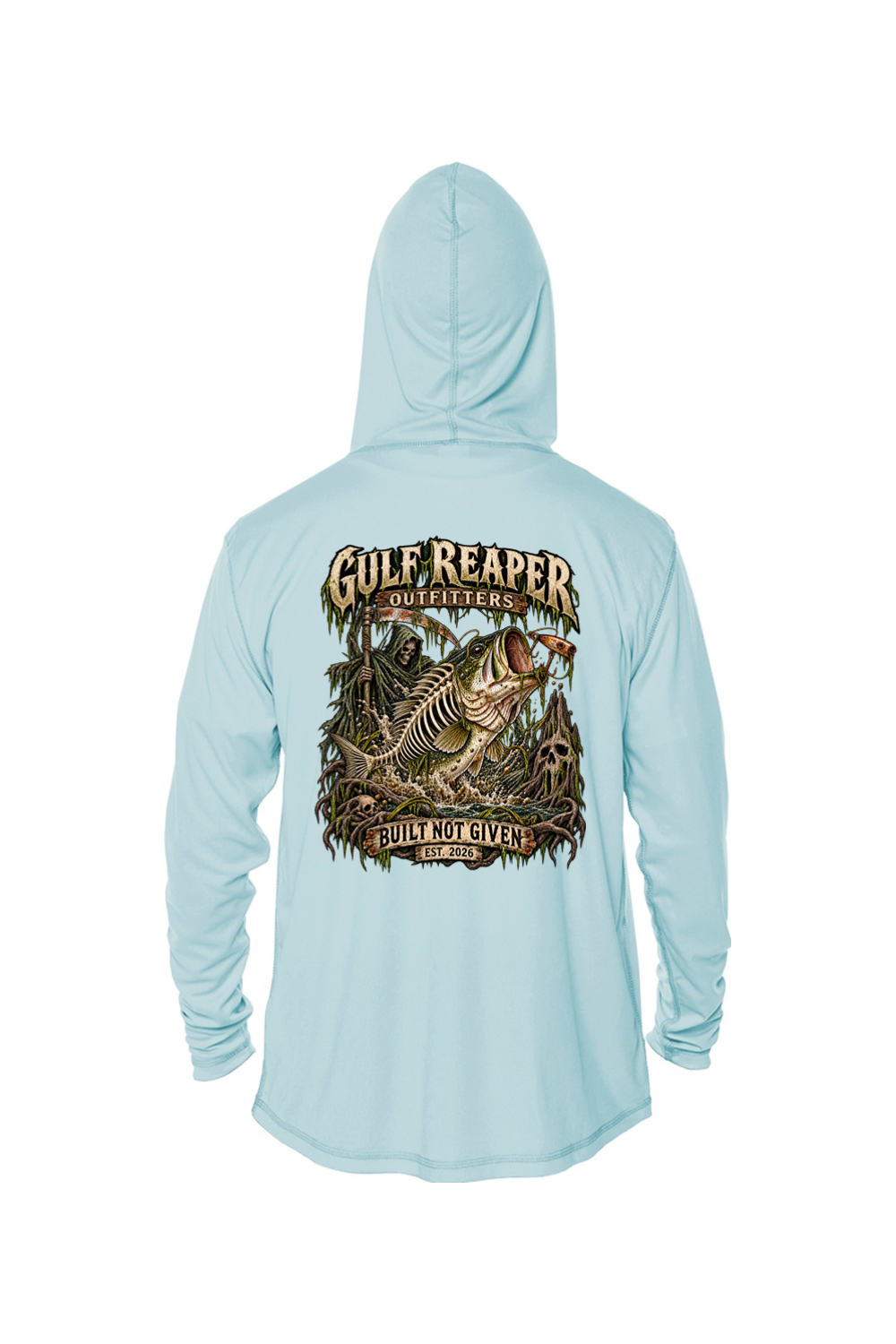 Freshwater Bass Kids’ Solar Hoodie