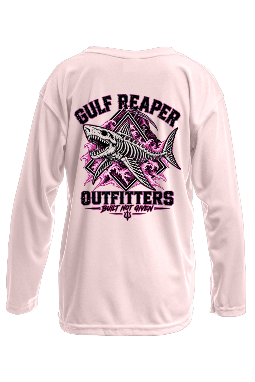 Death Current Kids’ Solar Long Sleeve – Hot Pink Print