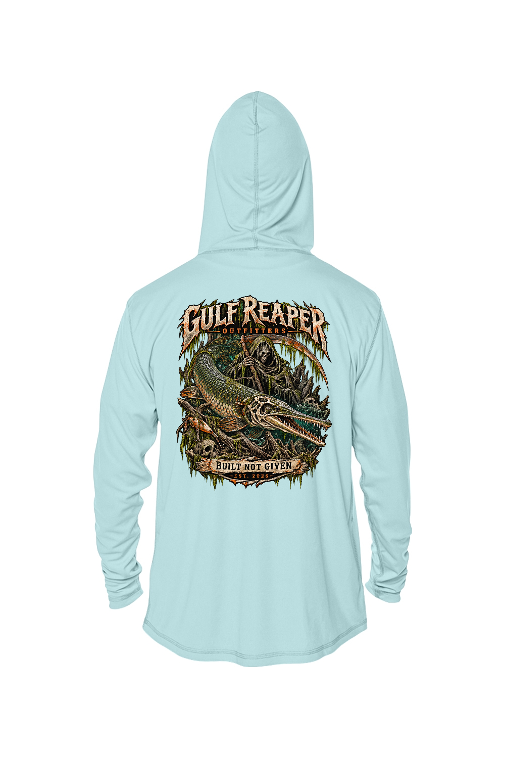Freshwater Alligator Gar Men’s Solar Hoodie