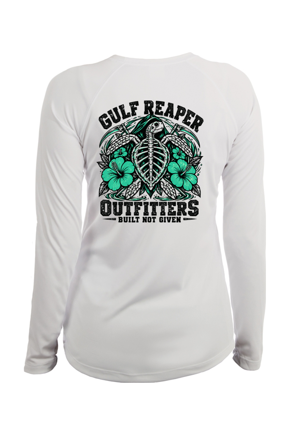 Ancient Tide Women’s Solar Long Sleeve – Sea Green Print