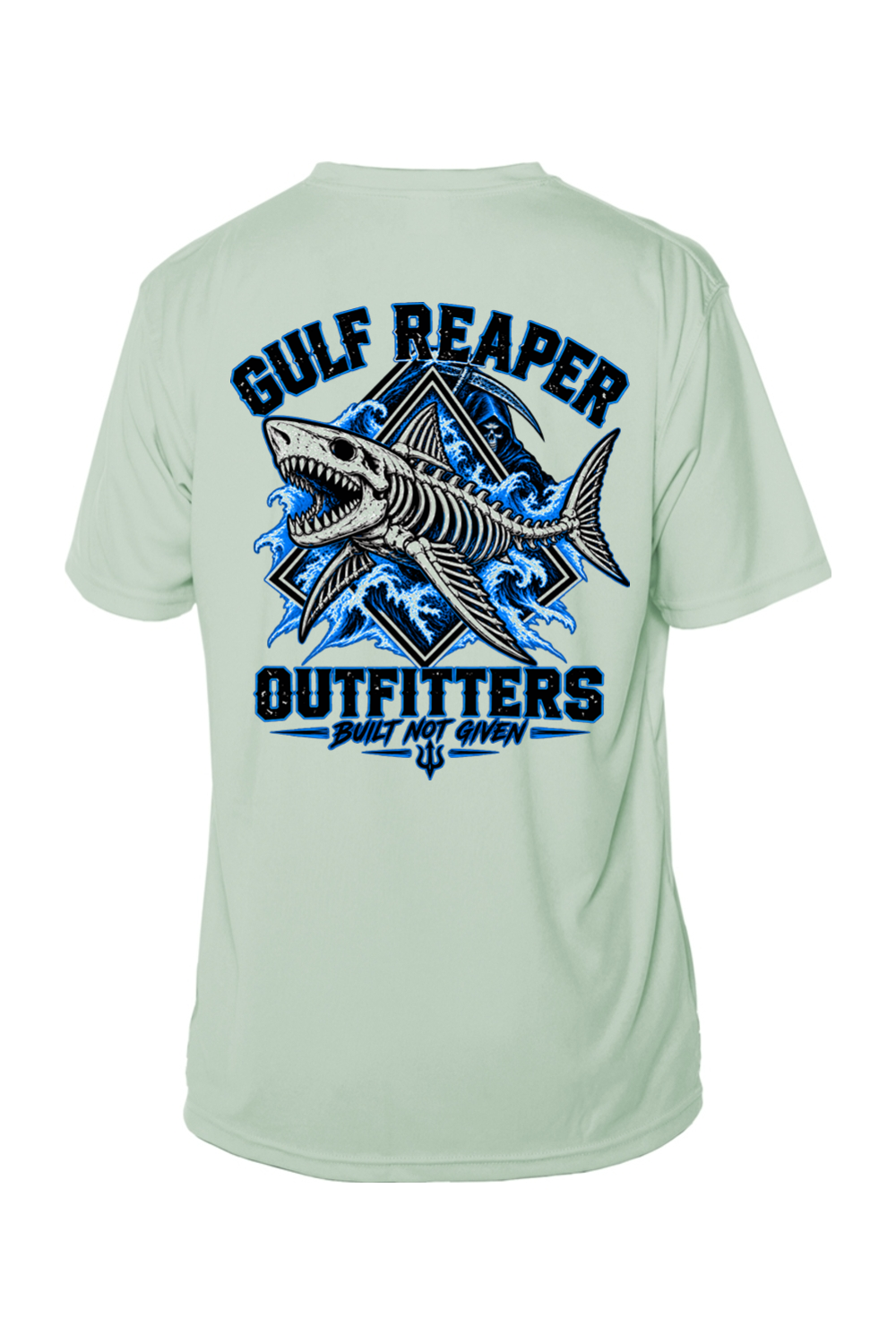 Death Current Solar Short Sleeve – Electric Blue Print