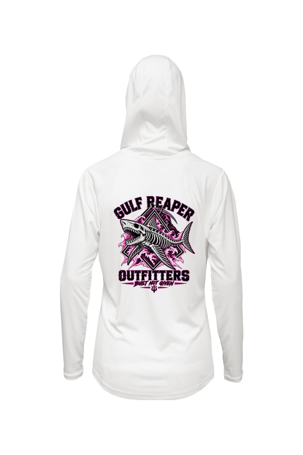 Death Current Women’s Solar Hoodie – Hot Pink Print