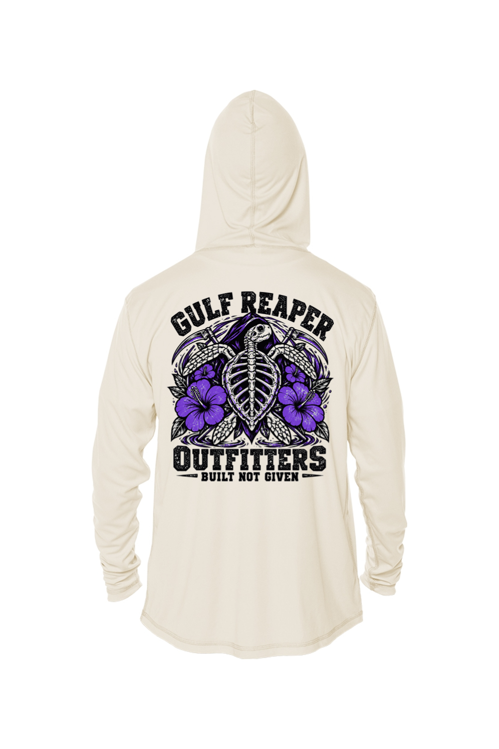 Ancient Tide Solar Hoodie – Royal Purple Print