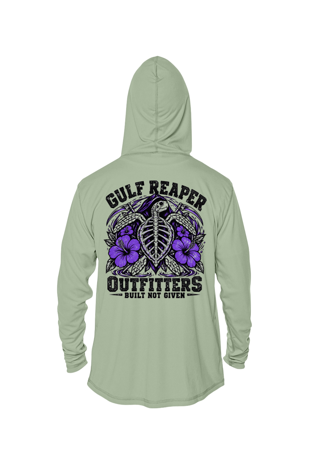 Ancient Tide Solar Hoodie – Royal Purple Print