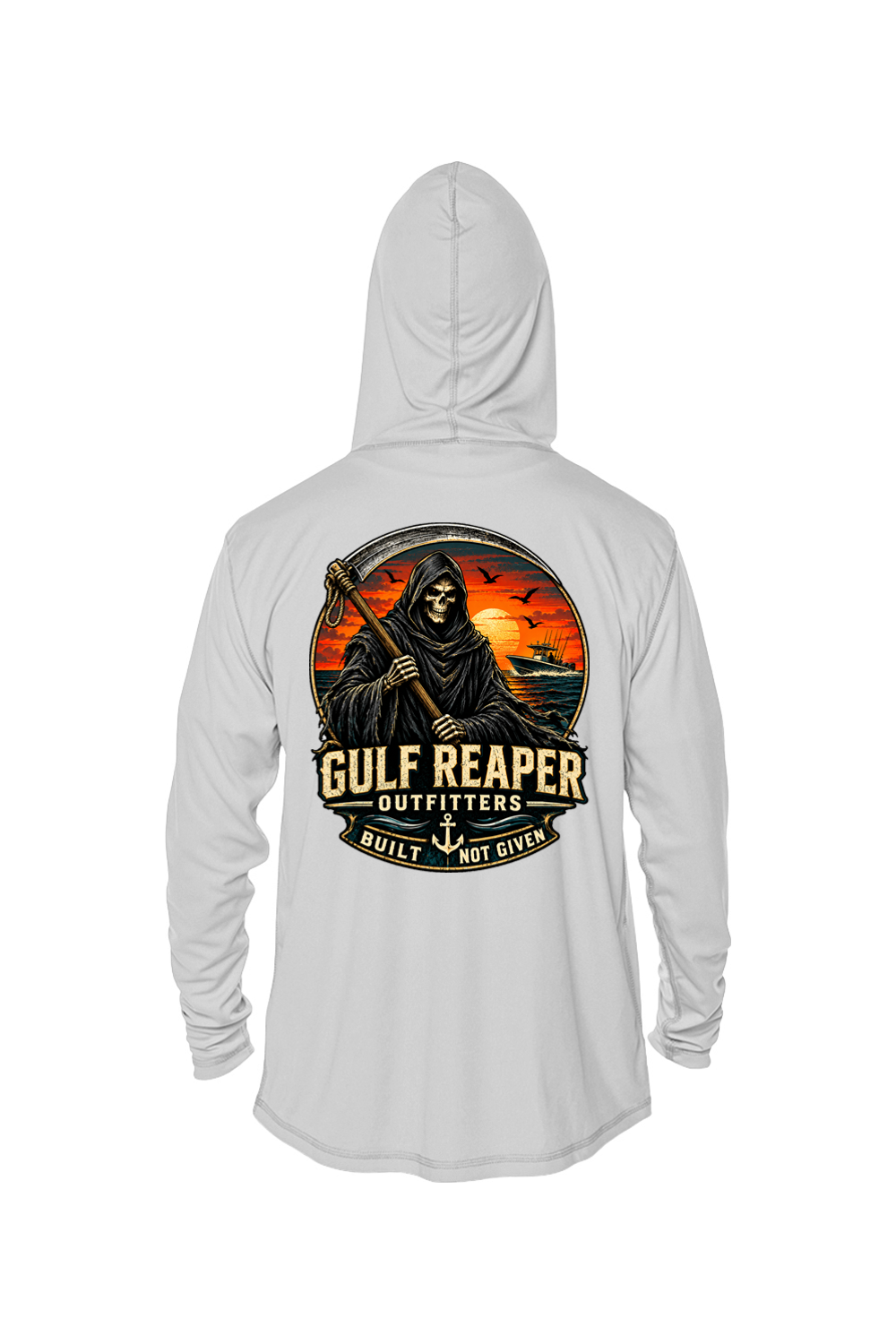 Reaper’s Wake | UPF 50+ Solar Fishing Hoodie