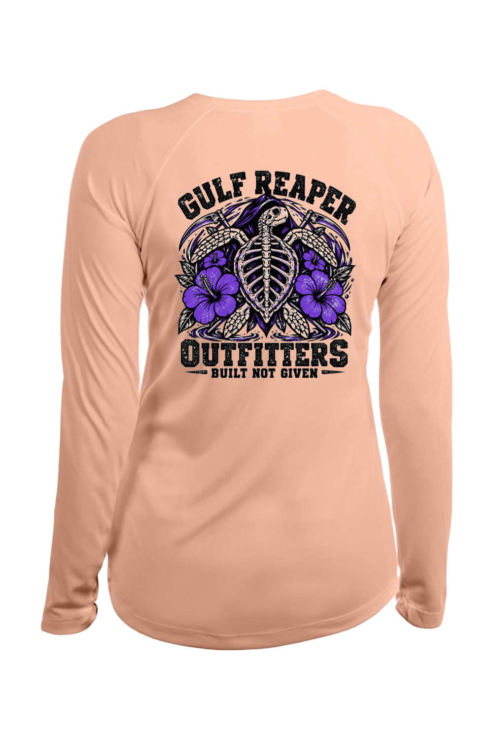 Ancient Tide Women’s Solar Long Sleeve – Royal Purple Print