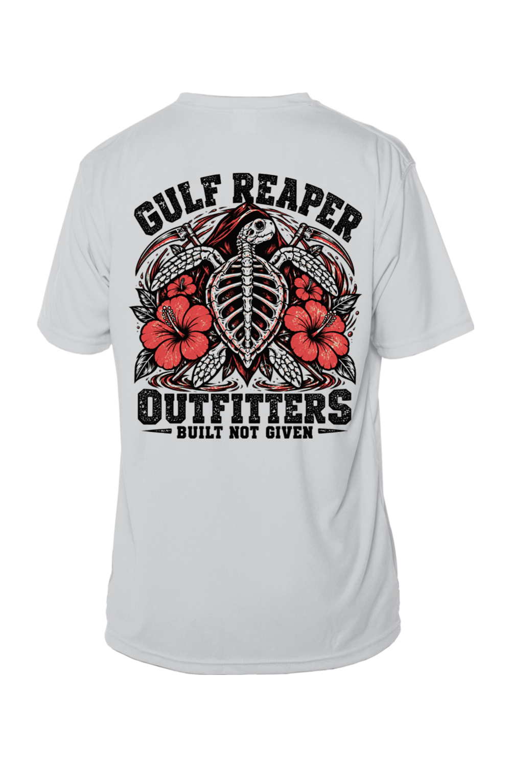 Ancient Tide Solar Short Sleeve – Coral Red Print