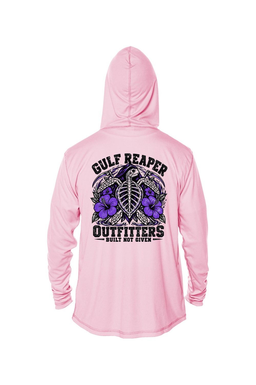 Ancient Tide Kids’ Solar Hoodie – Royal Purple Print