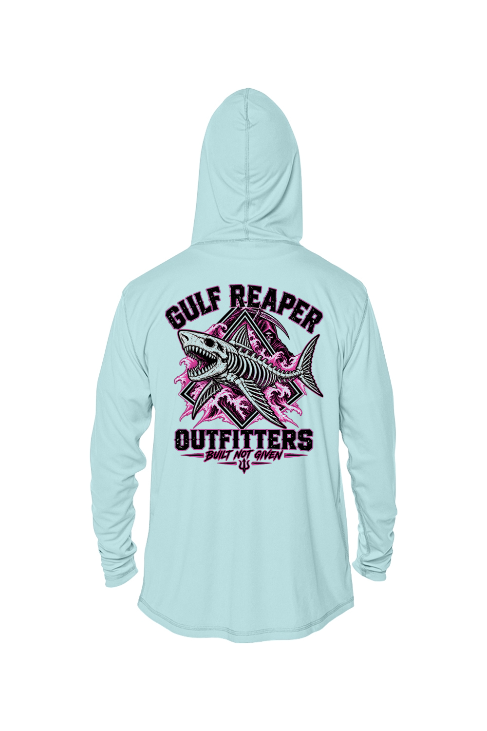 Death Current Solar Hoodie – Hot Pink Print