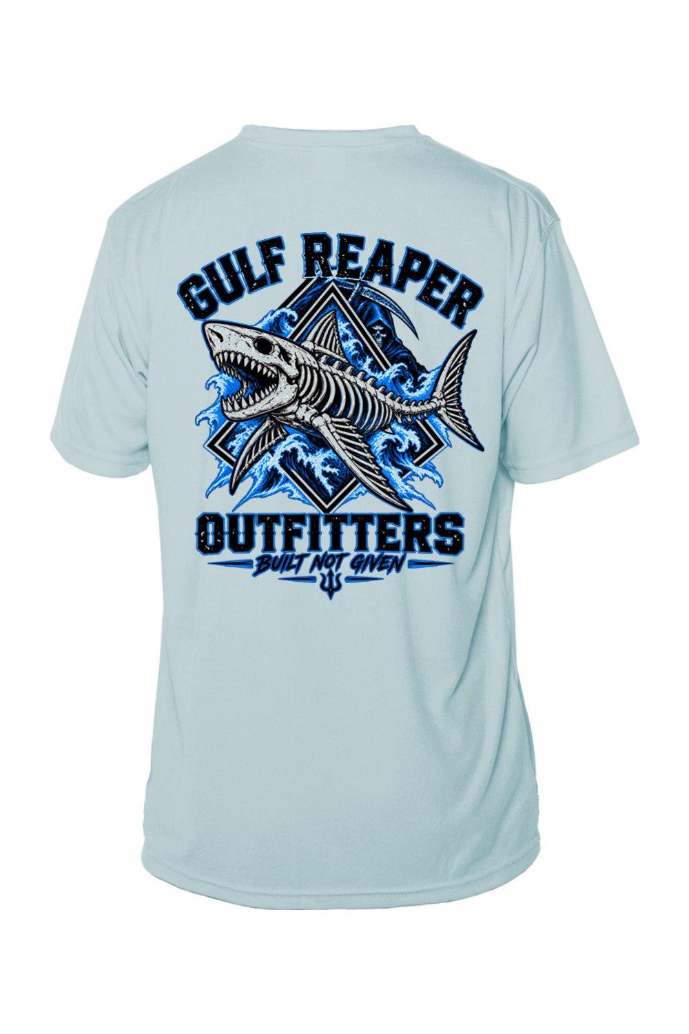 Death Current Solar Short Sleeve – Electric Blue Print
