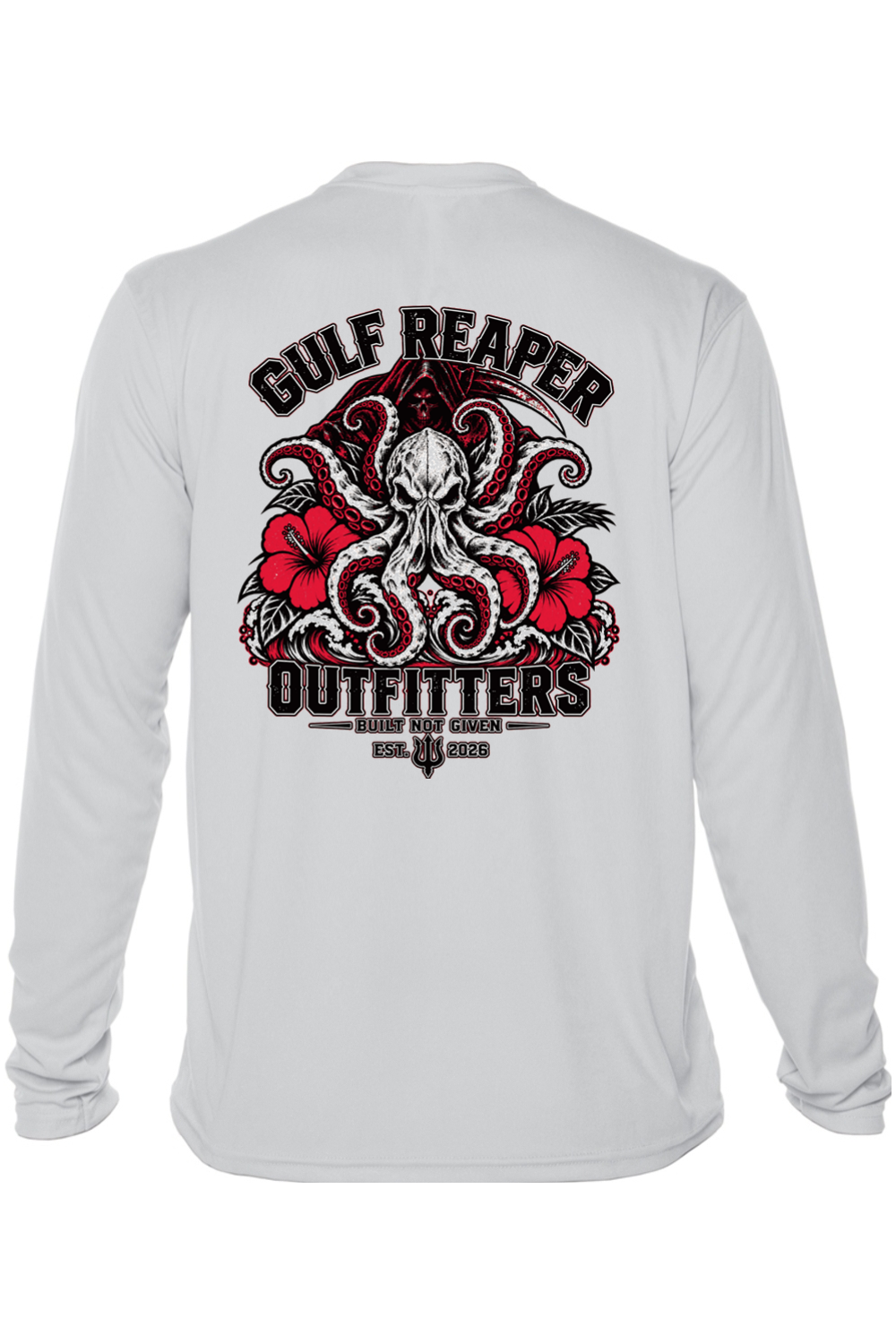 Kraken’s Grip Solar Long Sleeve – Crimson Print